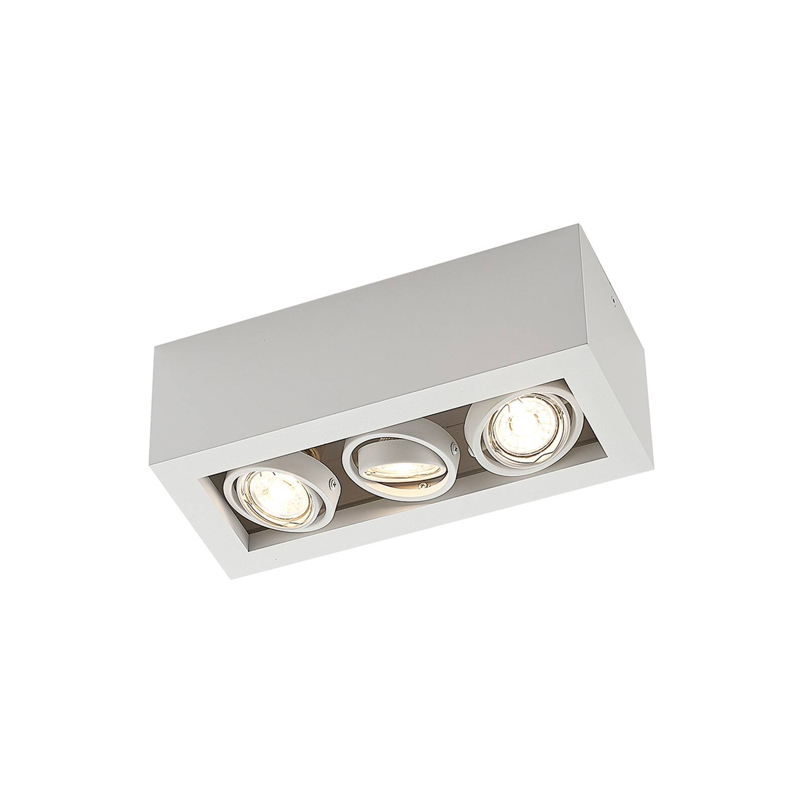 Arcchio Giyan -valaisin, 3-lamppuinen, valkoinen - moderni kattolamppu - kattovalaisin - downlight-valaisin - toimistovalaisin - lamppu Olohuoneen/ruokailutila hiekanvalkoinen