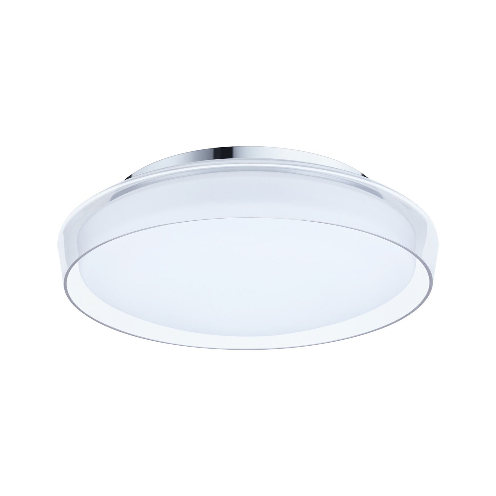 Luena LED-Deckenleuchte, IP44, chrom, Ø35cm - Paulmann