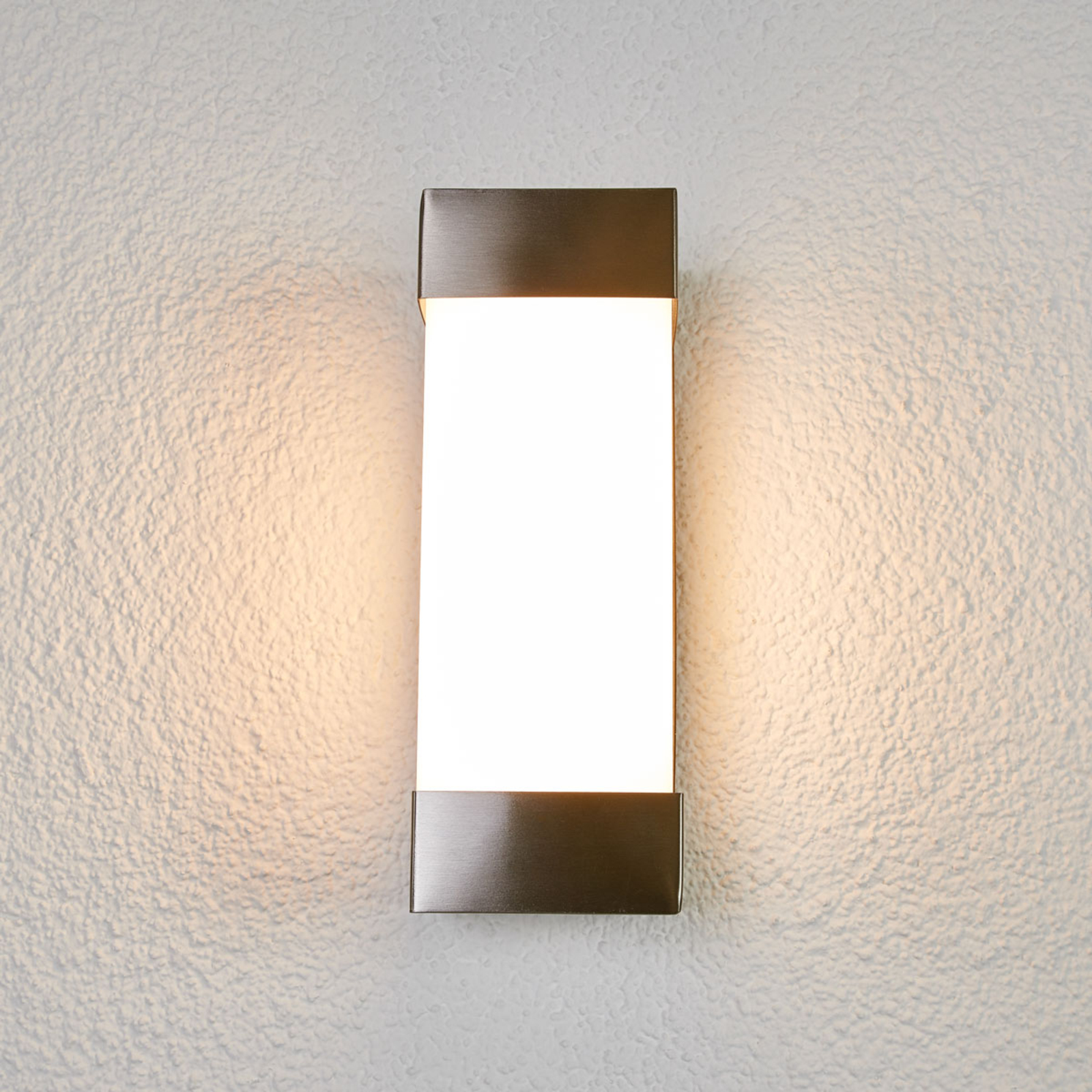 Severina - LED-Wandlampe aus Edelstahl