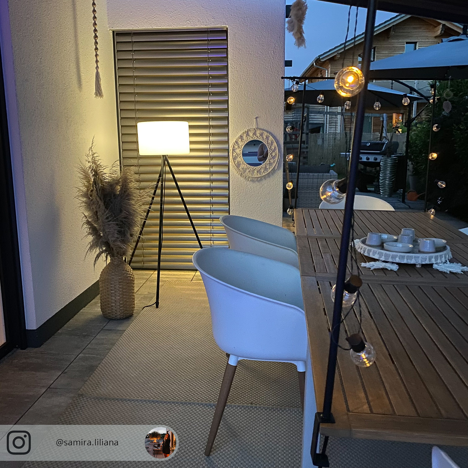 Müller Licht tint Khaya LED-gulvlampe RGBW for utendørs bruk