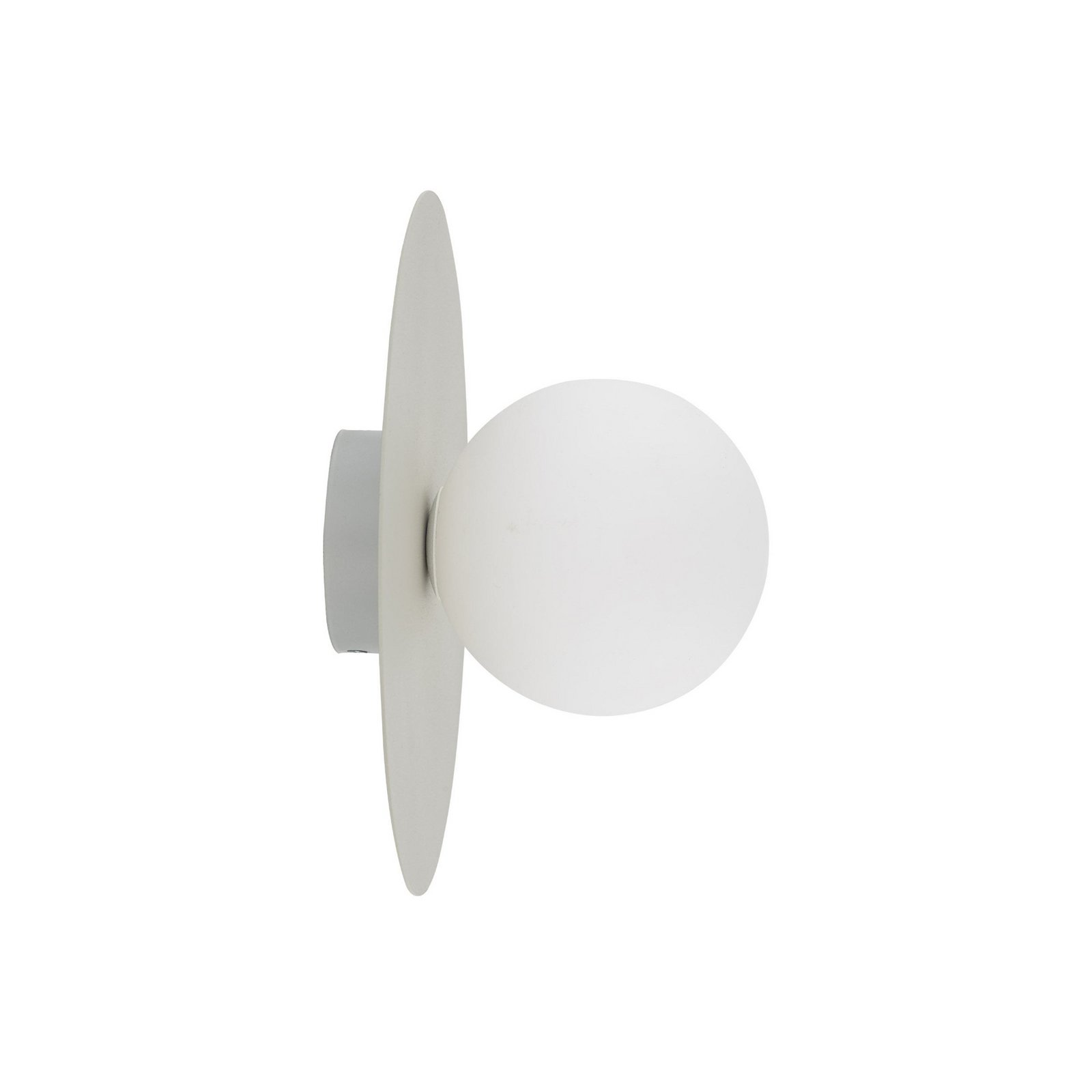 Pixie plafondlamp, beige, glas, Ø 25 cm, globe, G9