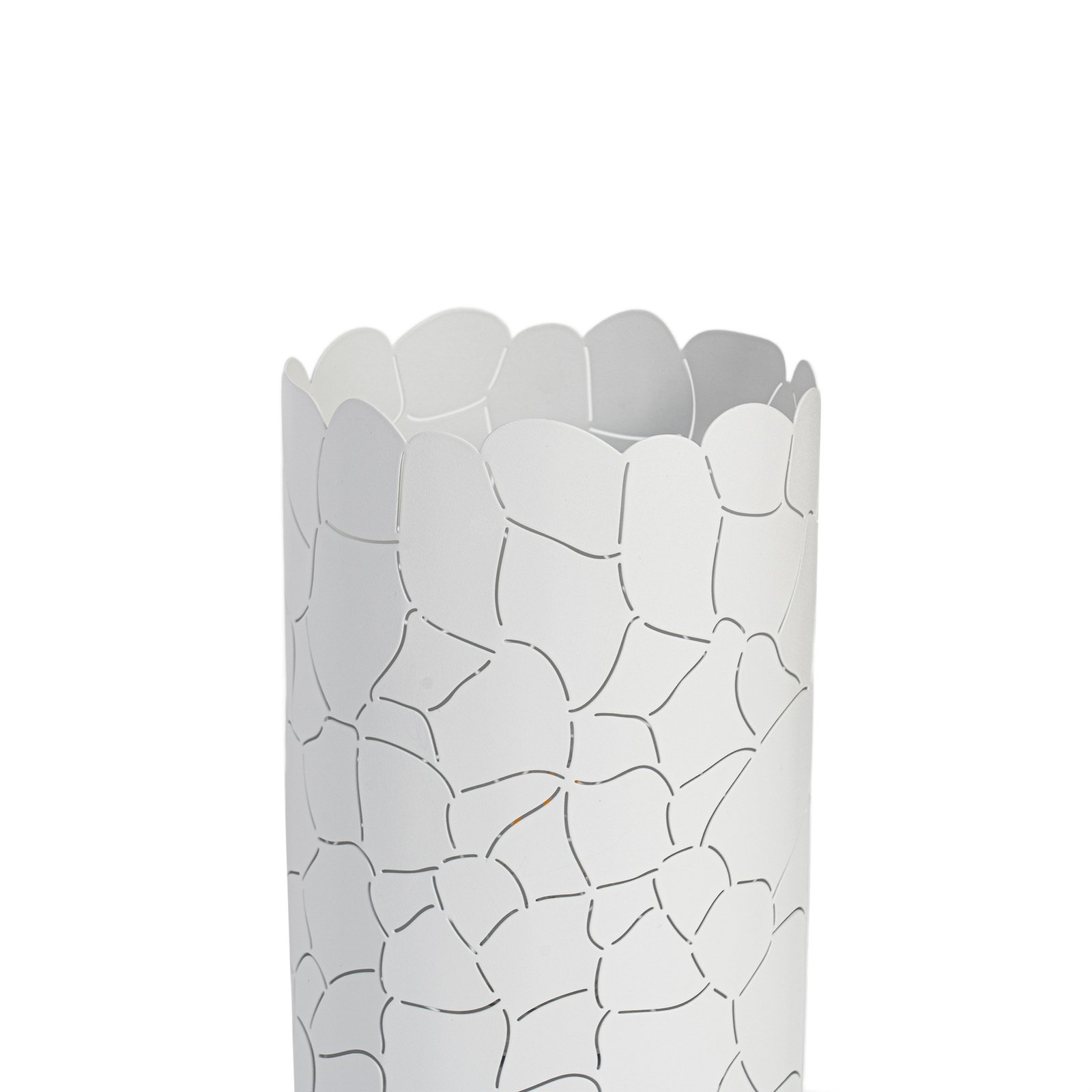 Lampada da tavolo Lindby Aralena, bianco, metallo, altezza 26,5 cm