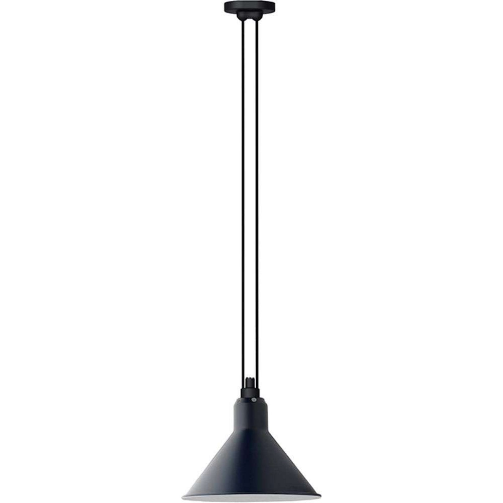 322 L Pendel Konisk Blå Lampe Gras - Stue - Metal