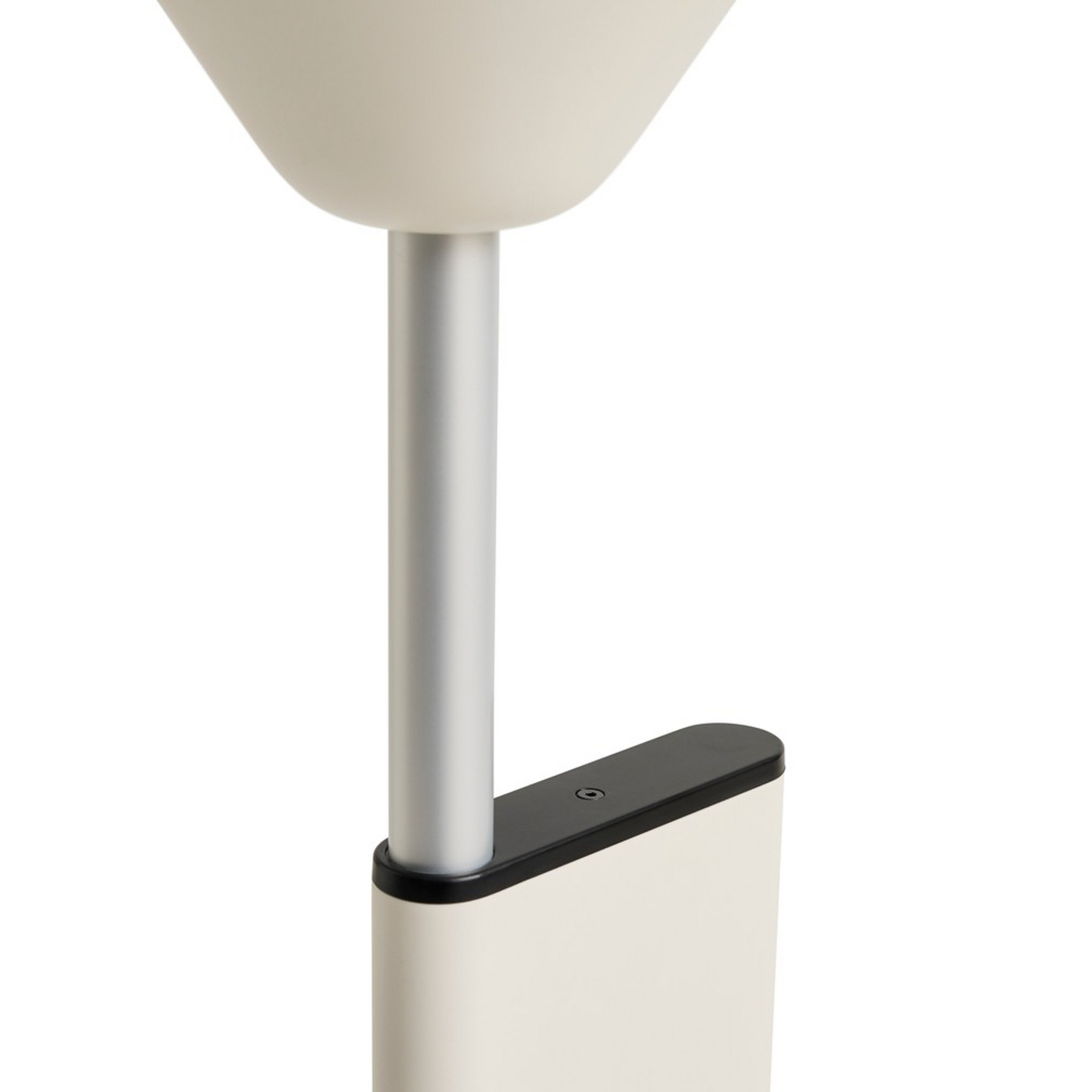 Lampe sur pied Twist, blanc, 200 cm, à intensité variable, hauteur réglable -