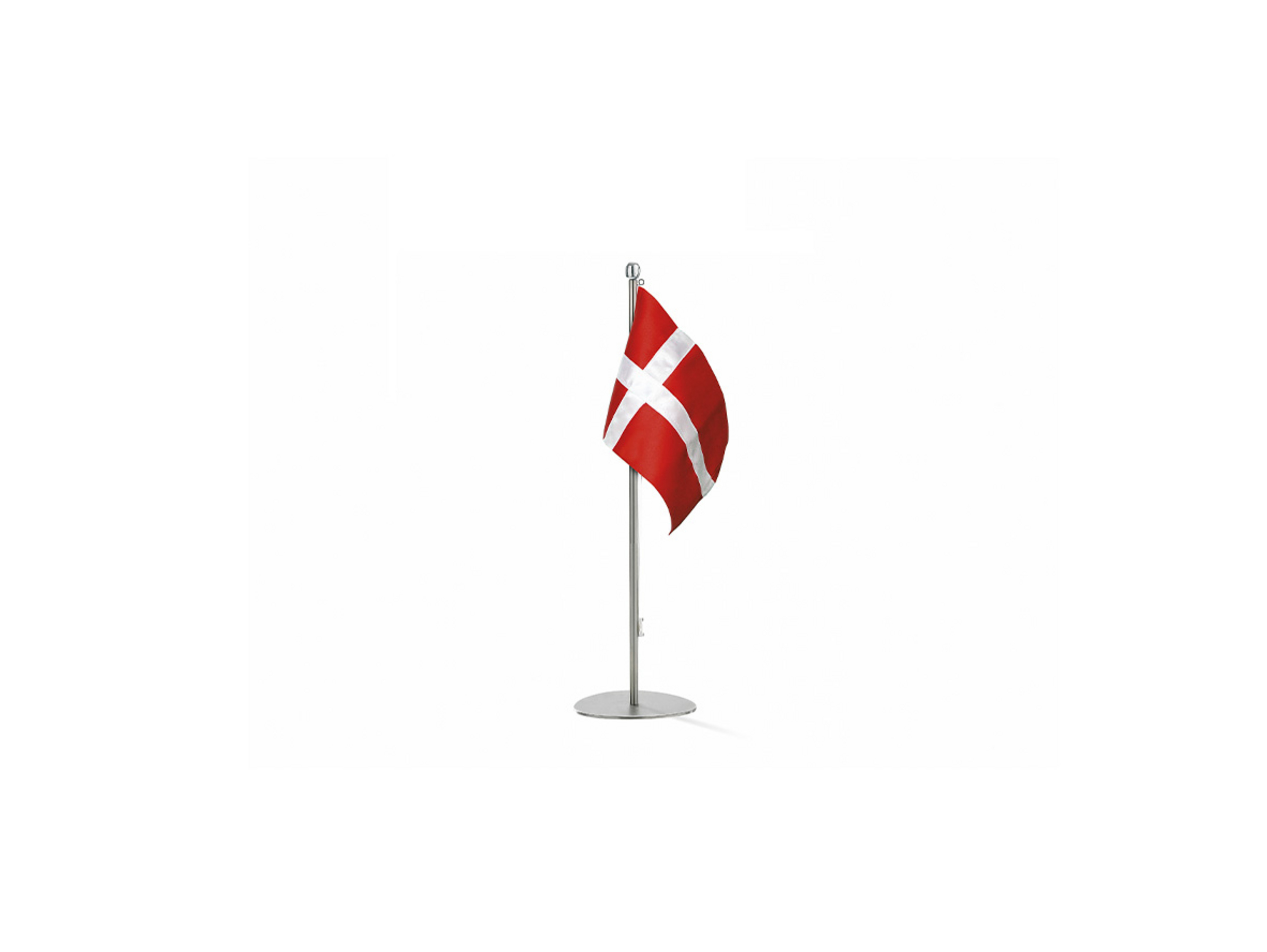 Tischfahnenmast H35 mit dänischer Flagge von Piet Hein