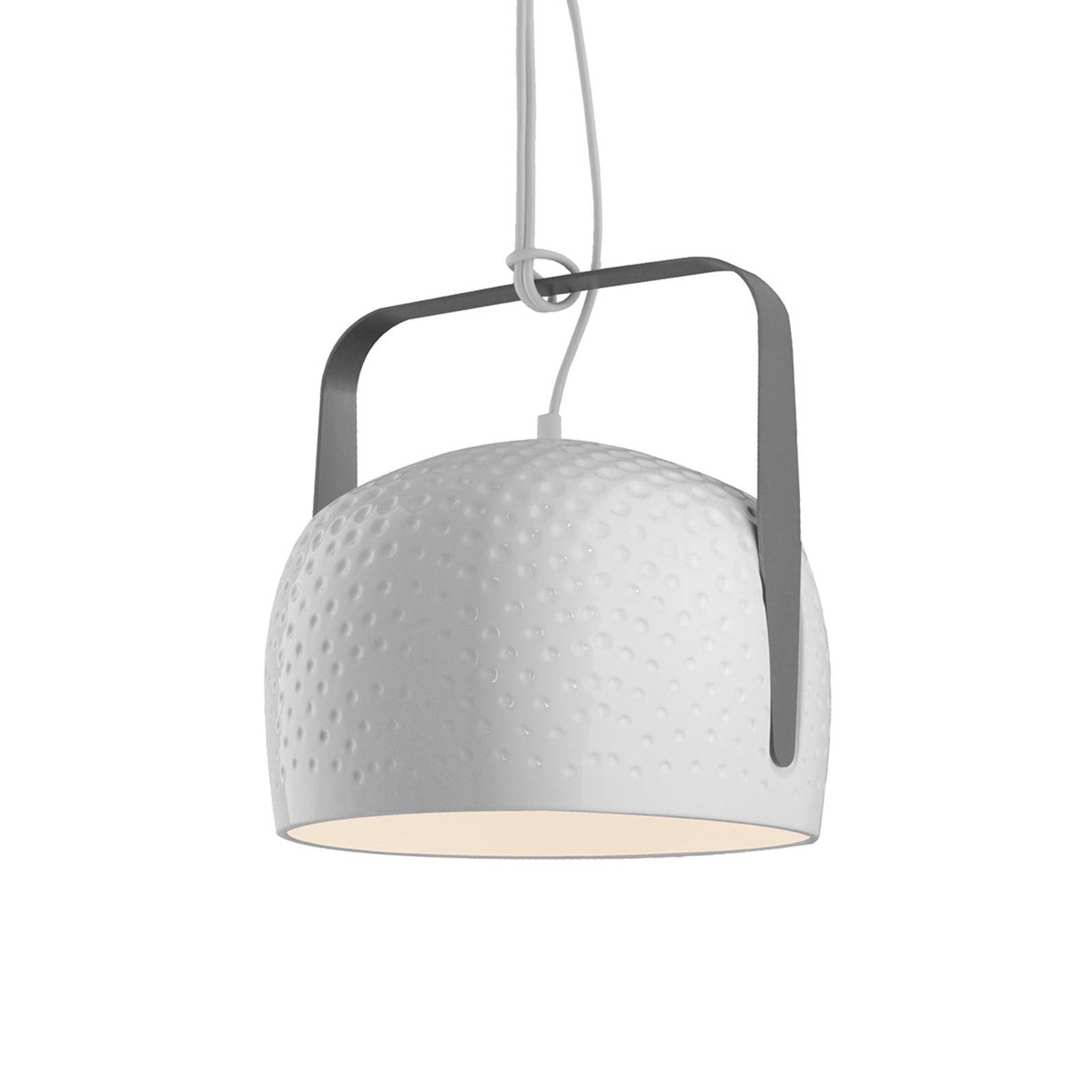 Karman Bag - suspension blanche 21 cm structuré