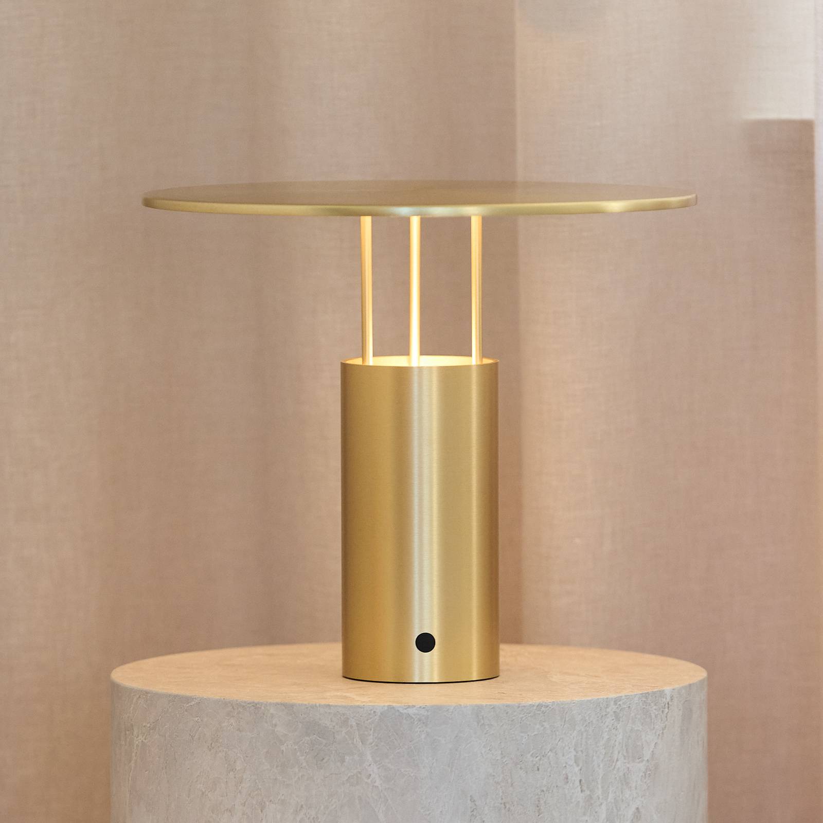 Piet Hein LED-Tischleuchte Tempel280, messing, Höhe 24,5 cm günstig online kaufen