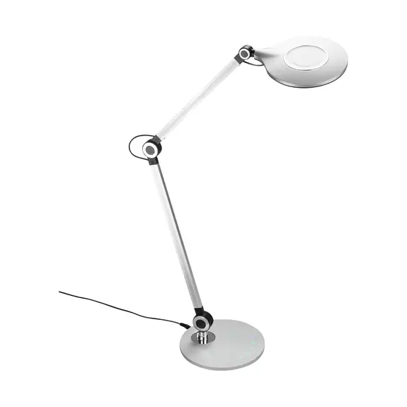 Lampenwelt LED-Schreibtischlampe Office, silber, CCT