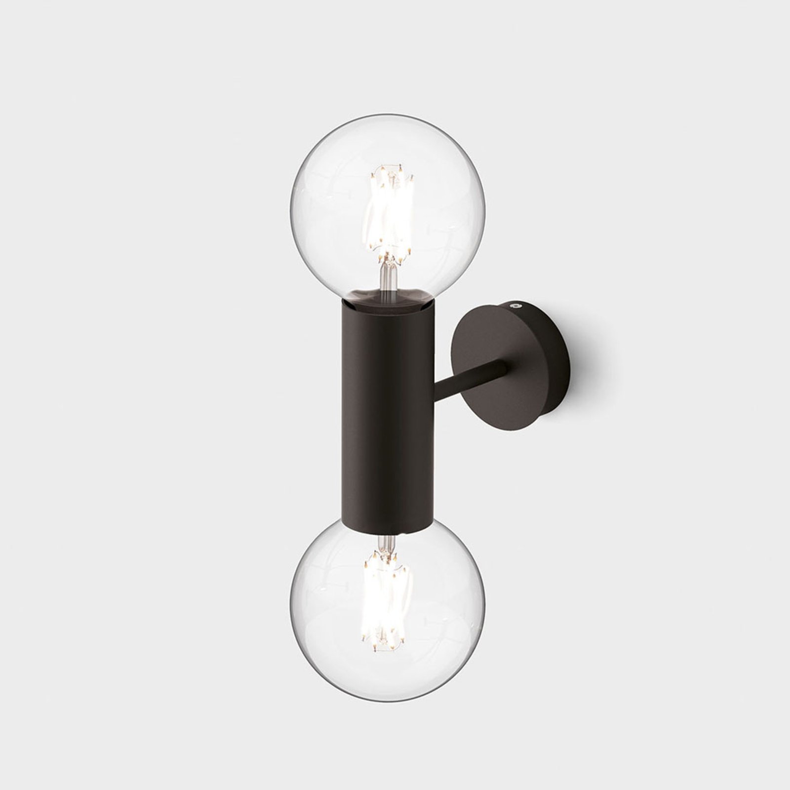 Modo Luce Chandelier fali lámpa két i. E27 fekete