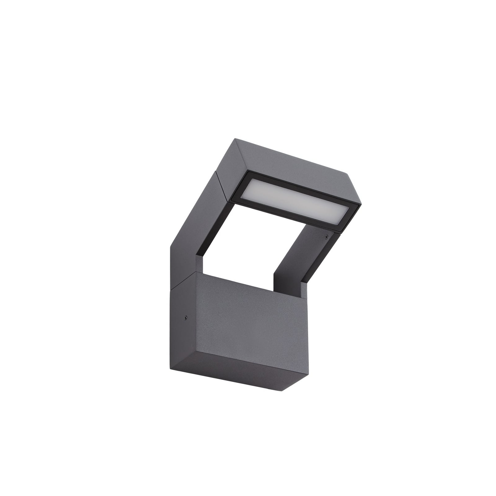 Candeeiro de parede exterior LED Arcchio Kovato, cinzento escuro, IP65