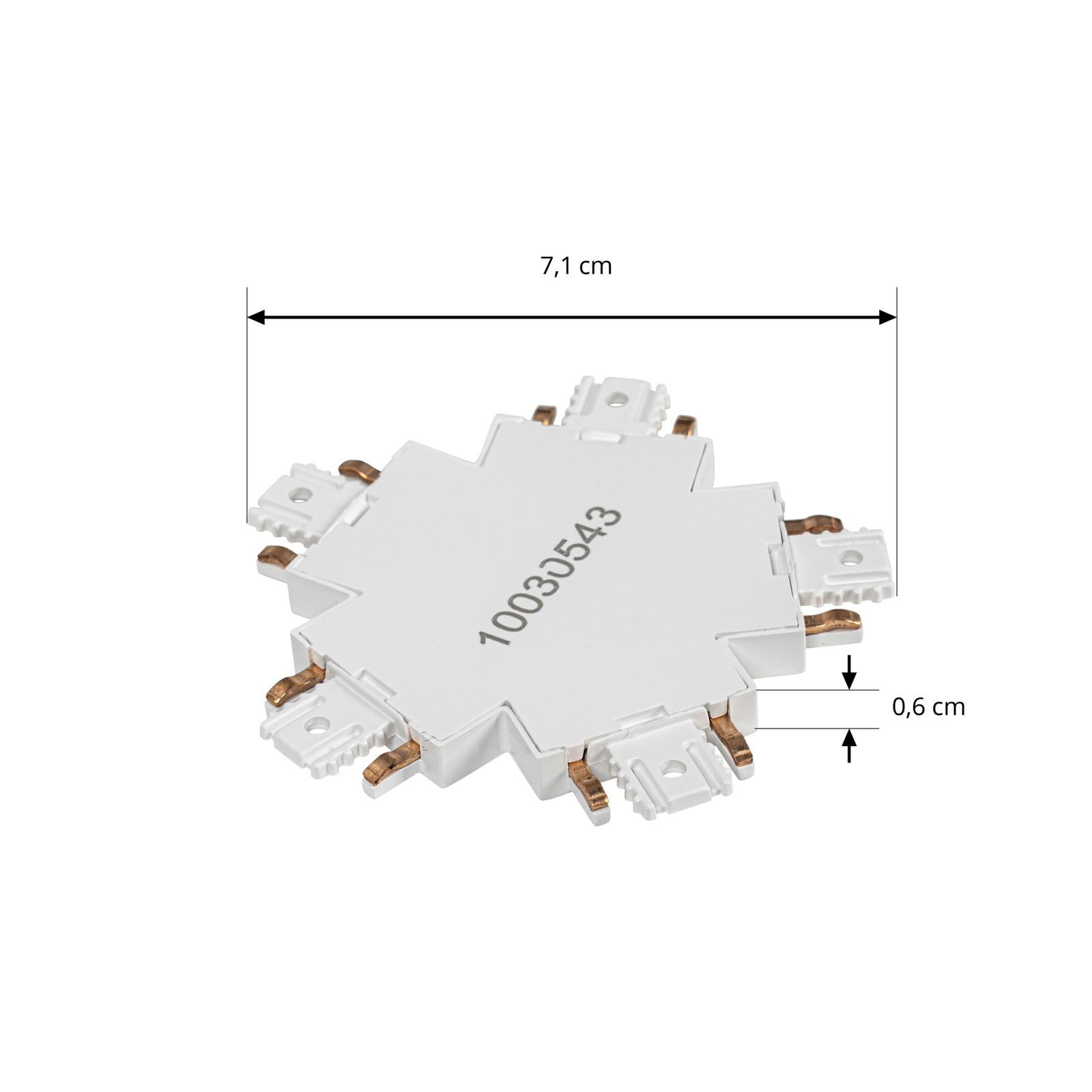 Connecteur Lindby Lumaro, 5x, blanc, plastique