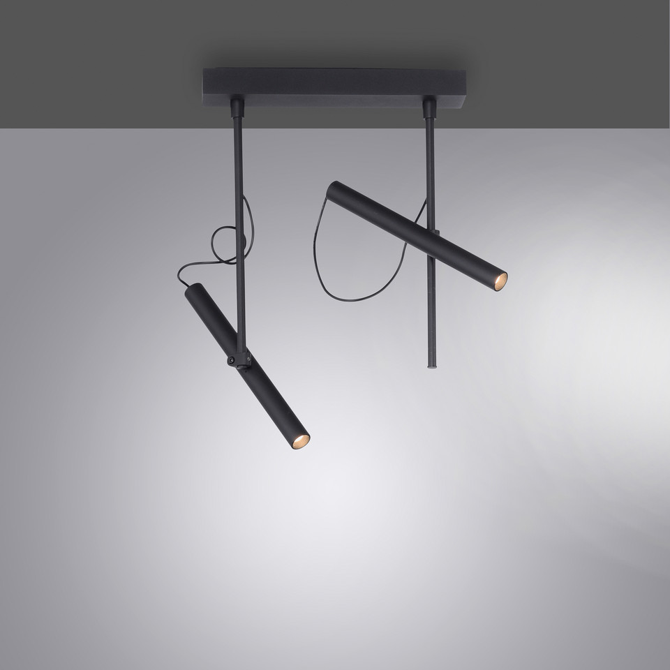 Pure Tutua LED-taklampa, svart från Pure