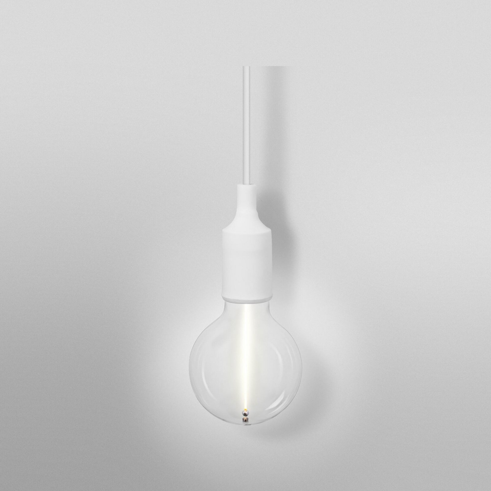 OSRAM Hängelampe VINTAGE 1906 BELL, weiß, Kunststoff, Ø 9 cm
