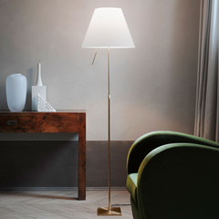 Lampa stojąca Luceplan Costanza D13t, mosiądz