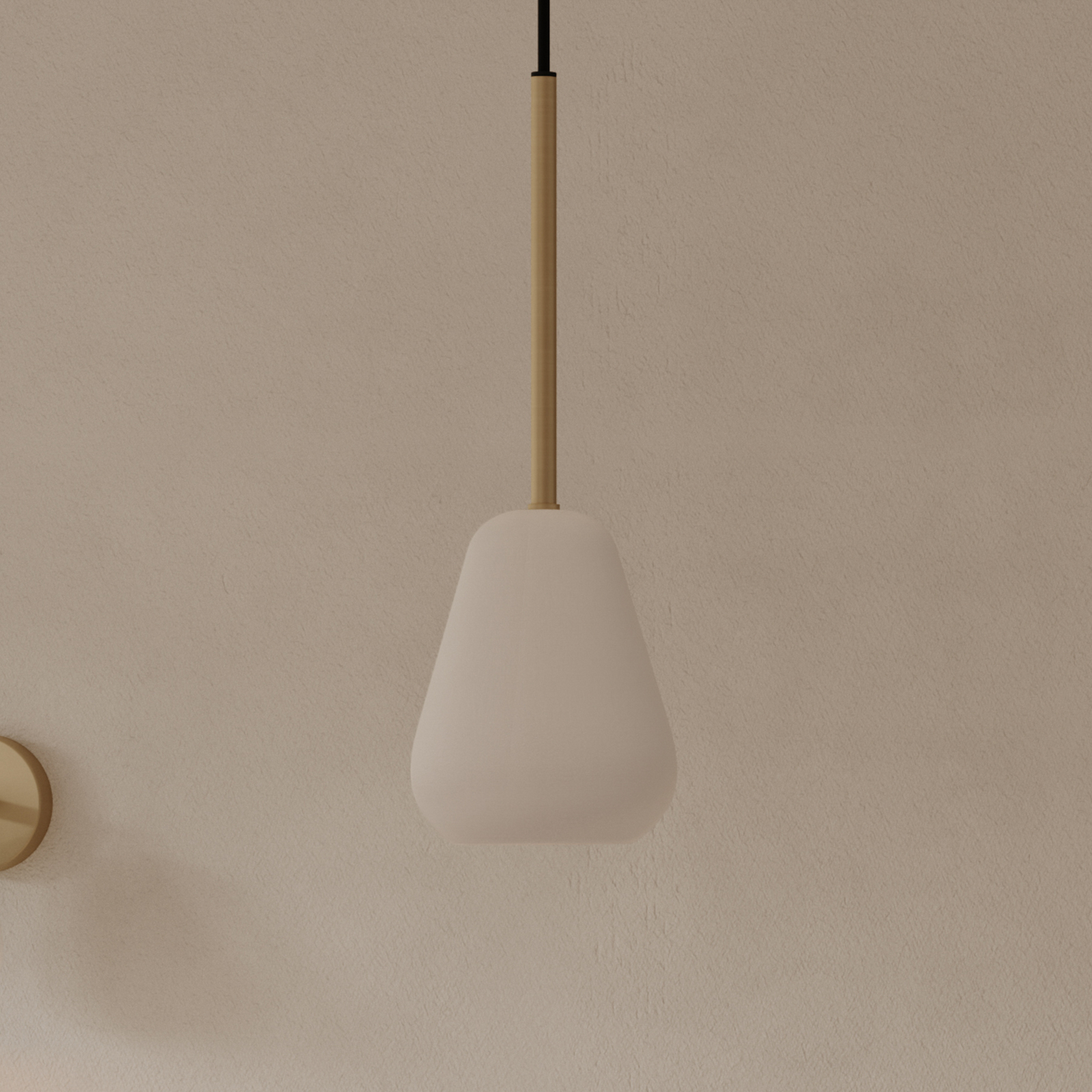 Lampa wisząca Nuura Anoli Spot, Ø 10 cm, biała, metalowa