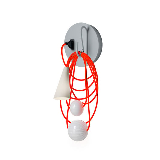 Foscarini Filo LED-Wandleuchte, Eastern Coral