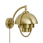 Aplique de pared Gubi Multi-Lite, color latón, metal, G9
