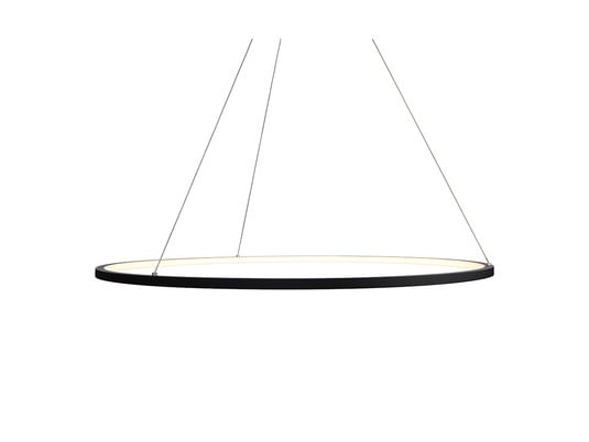 Gloria LED Lampada a Sospensione Ø80 Slim Nero - Antidark