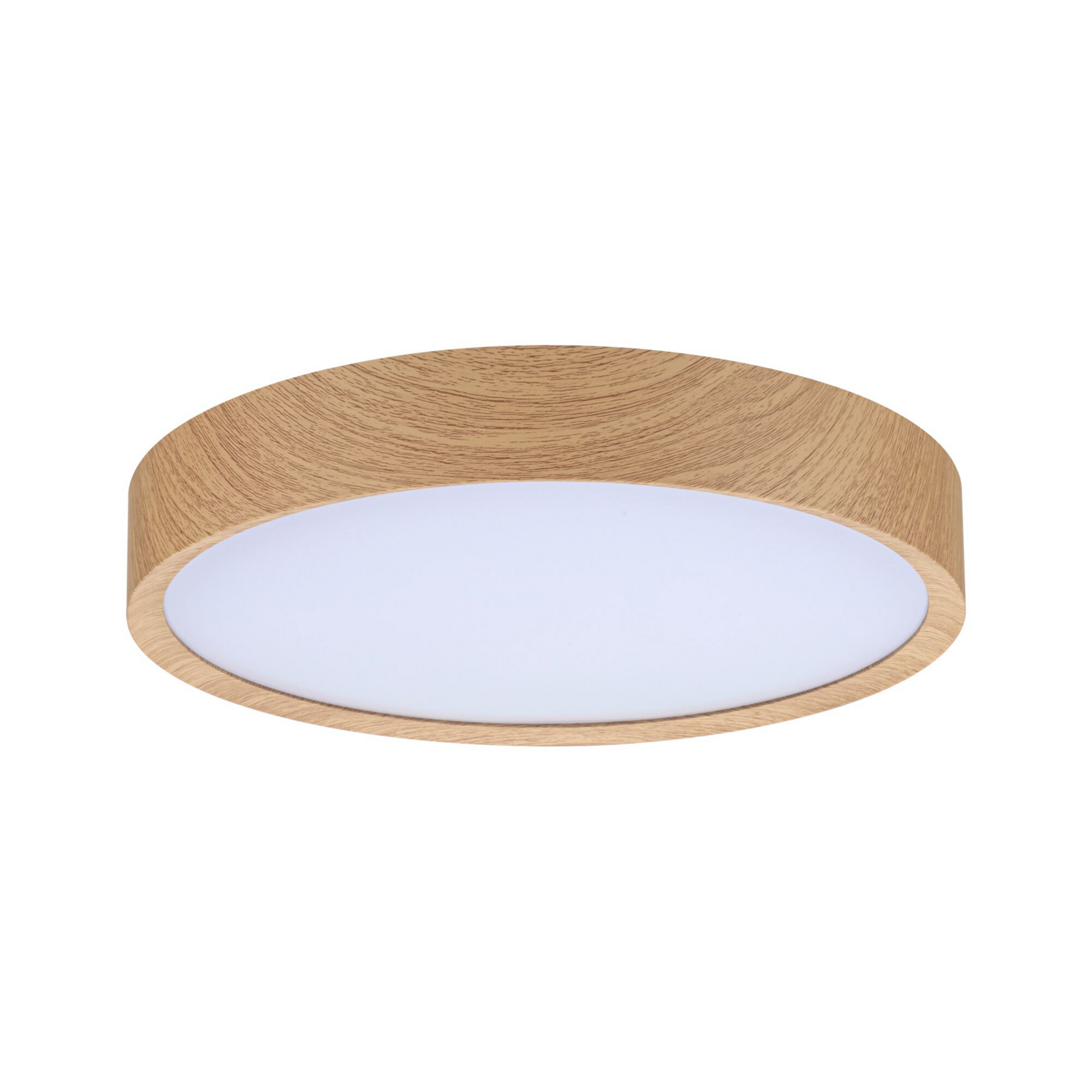 Tega LED Deckenleuchte IP44 Weiß/Holz - Paulmann