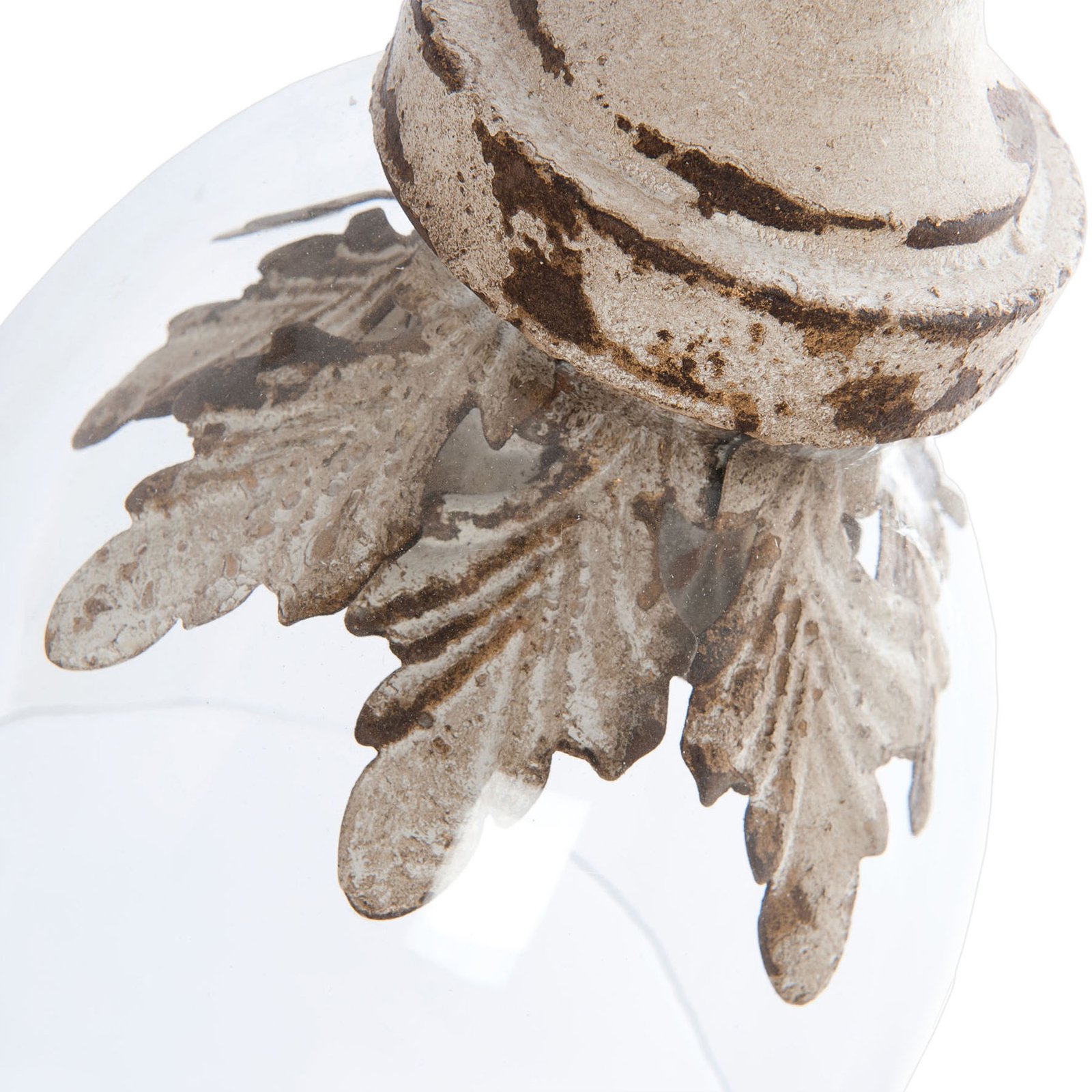 Clayre & Eef 404 hanging light, glass lampshade, for Living / Dining Room, metal, glass, E14, 25 W, energy efficiency: A++