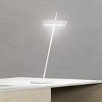 LED-Akku-Tischlampe Mahina, weiß, Höhe 36 cm, Metall, CCT