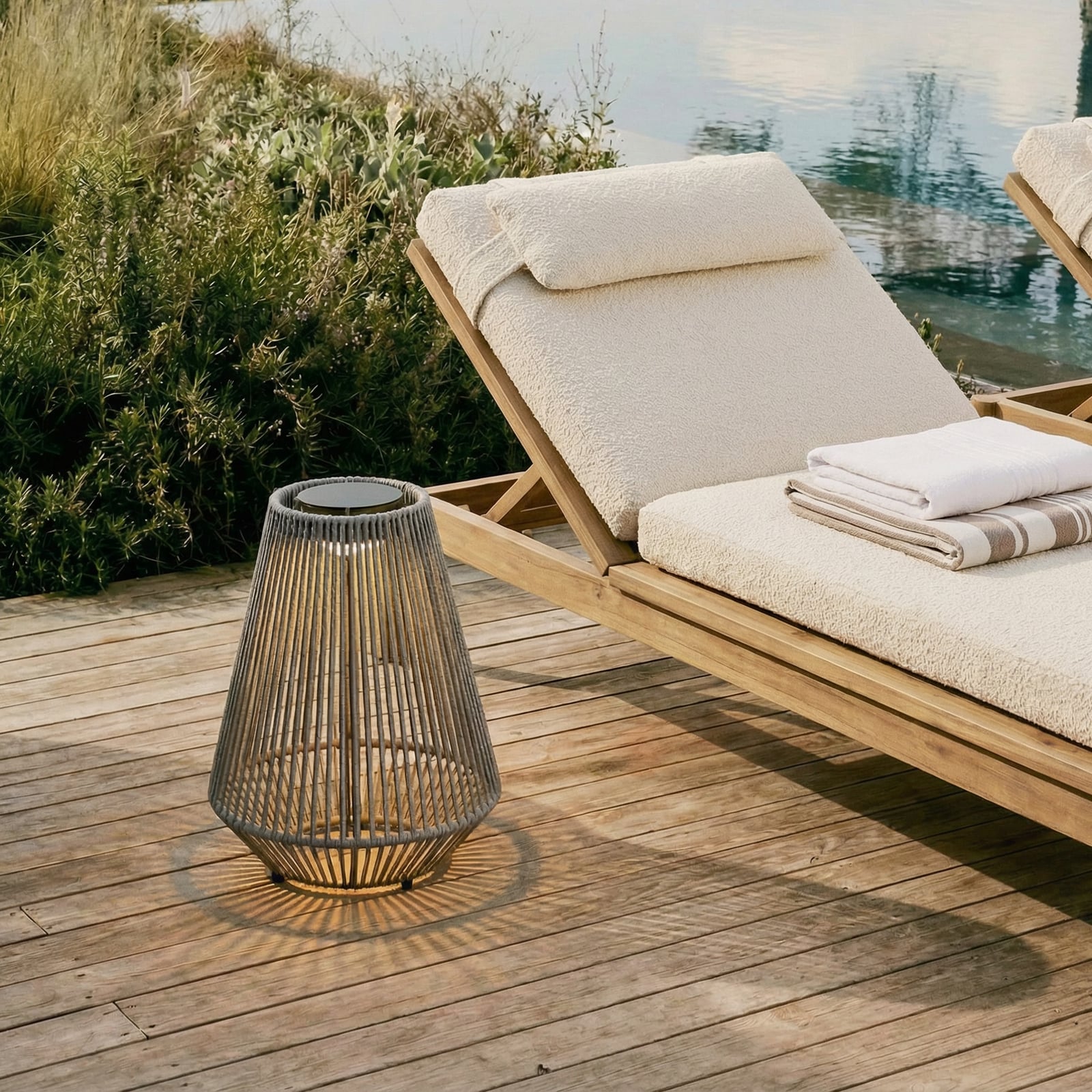 Lindby LED-Solarhängelampe Austas, grau, Ø 32 cm, USB, IP54 Lindby LED-Solarhängelampe Austas, grau, Ø 32 cm, USB, IP54