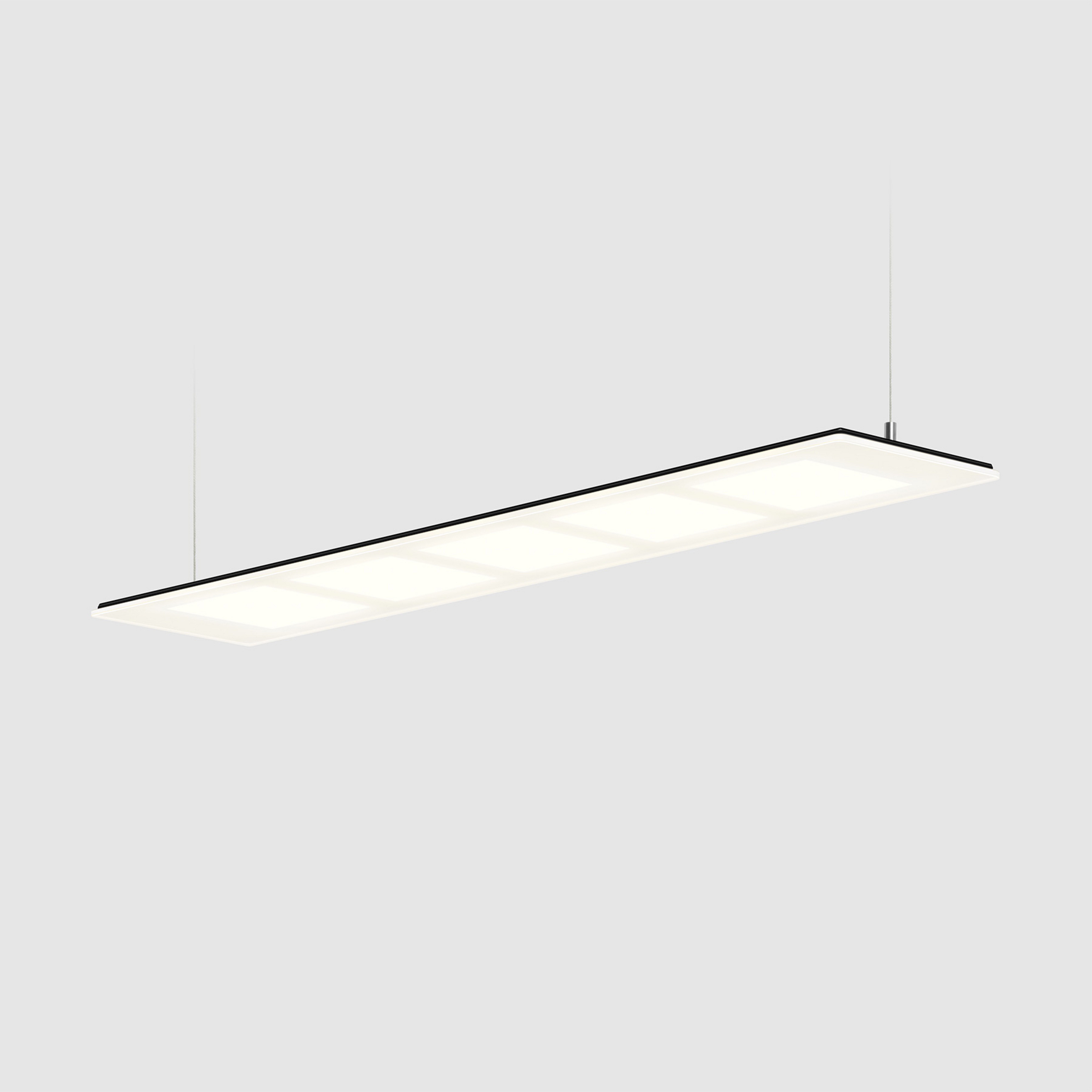 OLED-Hängeleuchte OMLED One s5, weiß/schwarz