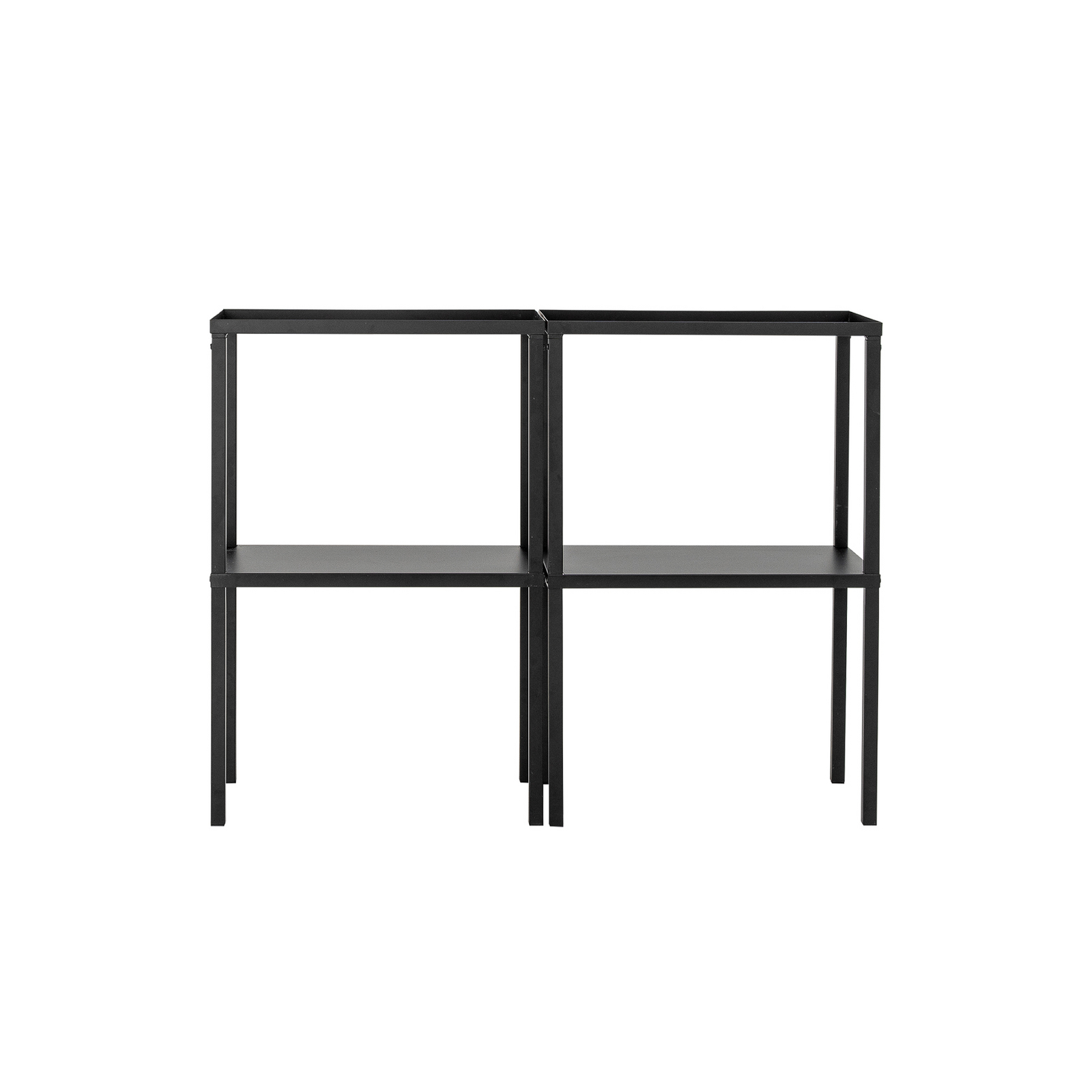 Bibliothèque Loup, noire, 90 cm, métal - Bloomingville