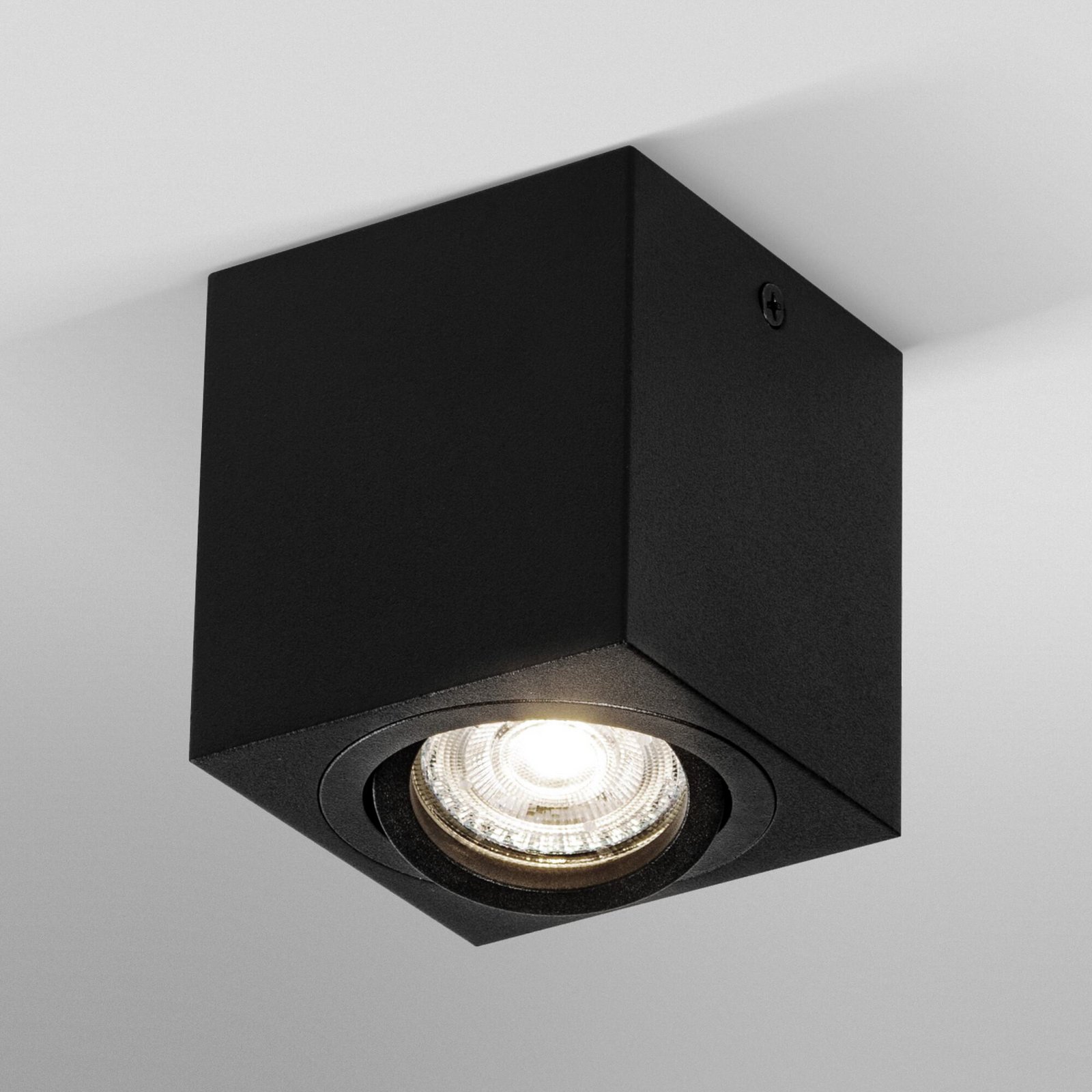 OSRAM Deckenstrahler SQUARE, schwarz, 8 x 8 cm, Metall, GU10