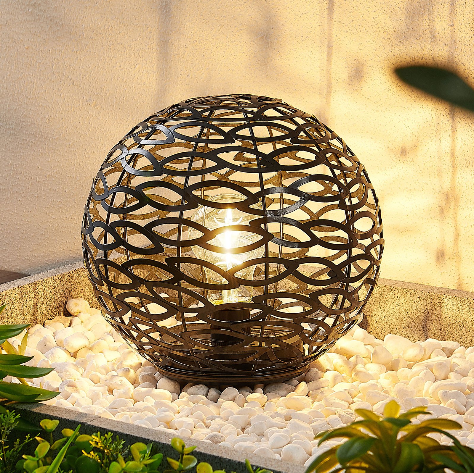 Lindby Abadin LED napelemes dekorlámpa+földi tüske