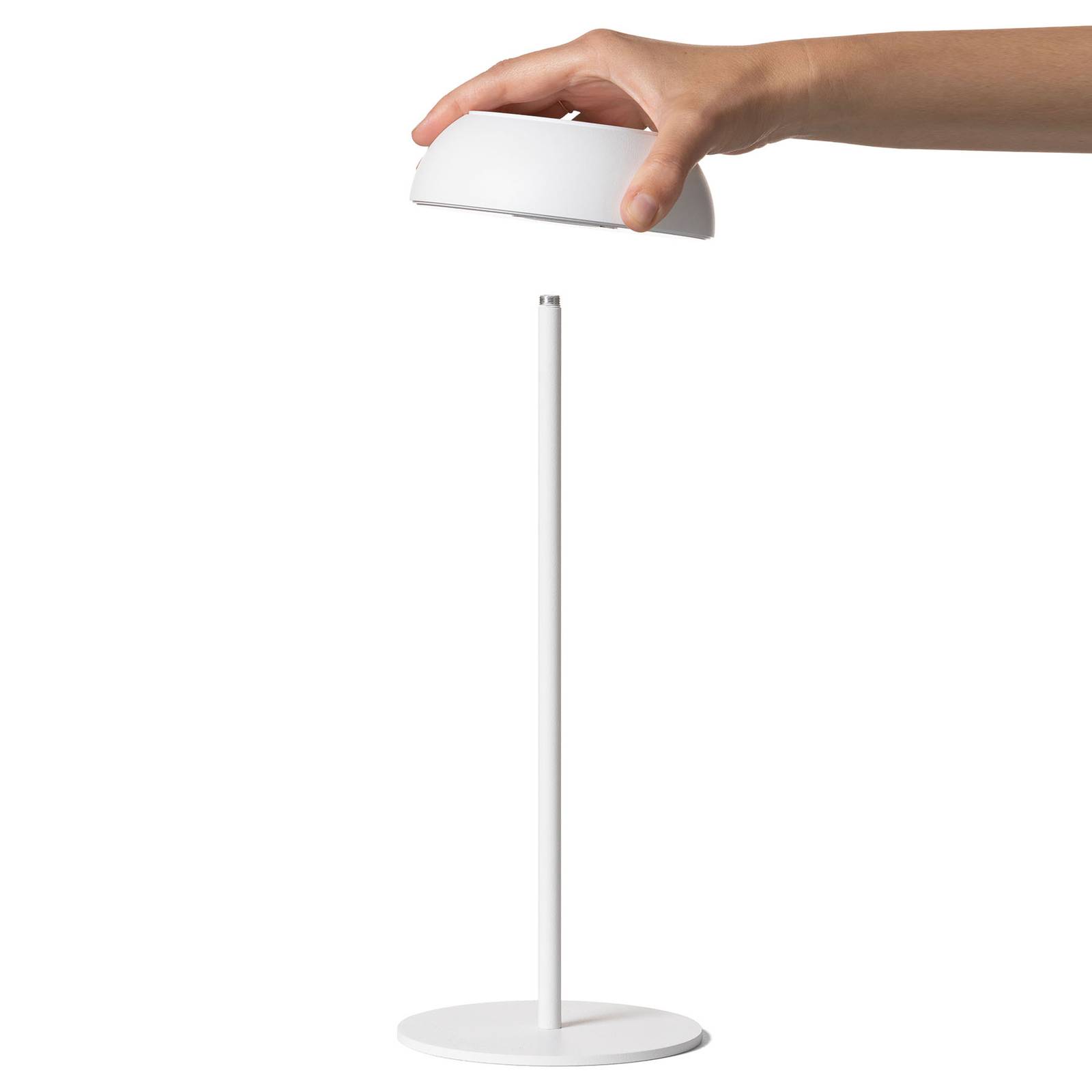 Levně Designová stolní lampa Axolight Float LED, bílá