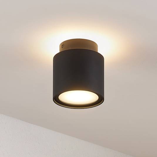 Arcchio Walisa LED mennyezeti lámpa, tejüveg feket