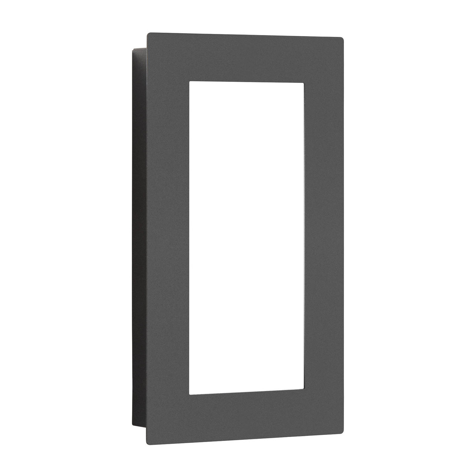 Lcd Grafite, Branco Opala Candeeiro De Parede Exterior Led 3008 Grafite, Sensor De Movimento