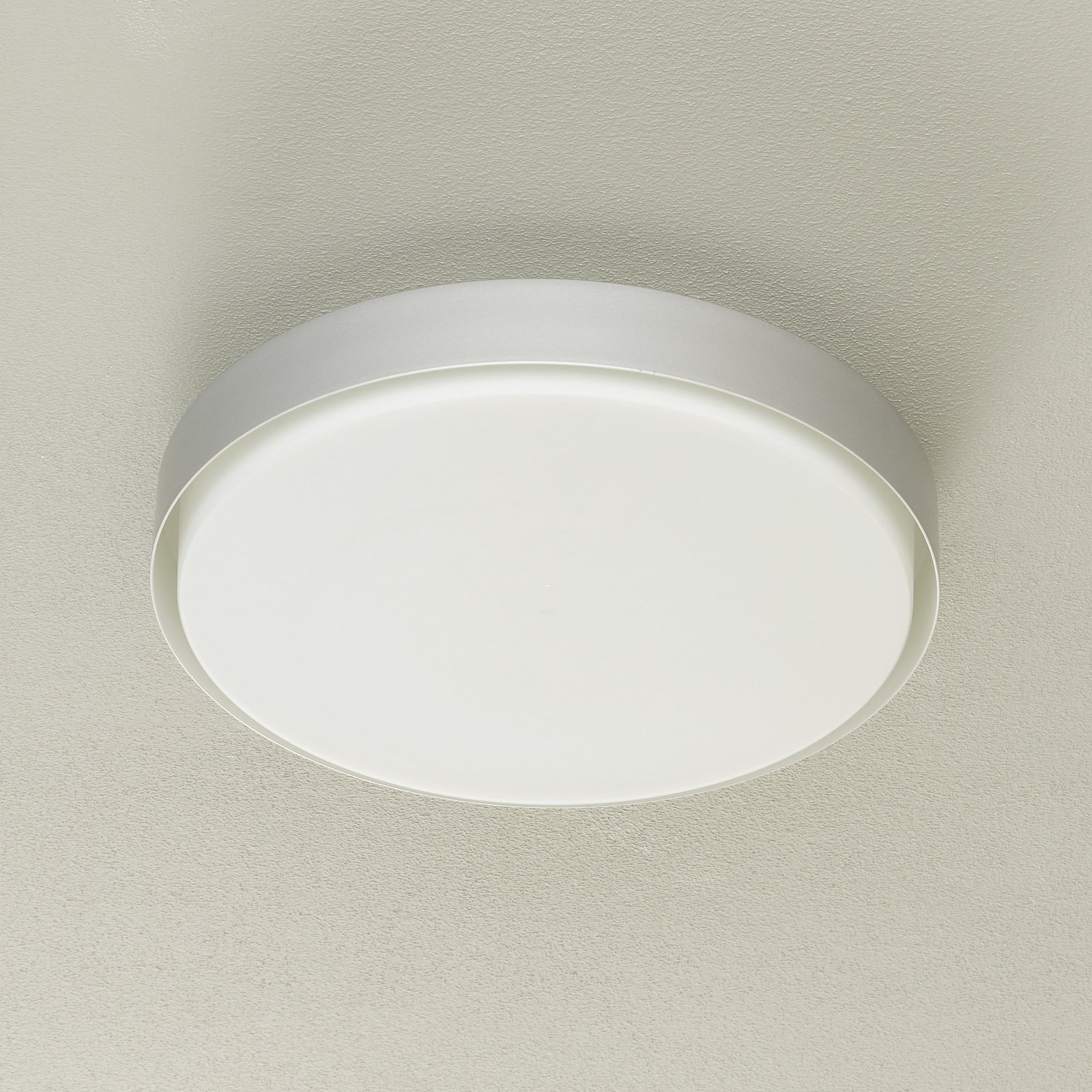 BEGA 34279 LED ceiling light aluminium Ø 42cm DALI