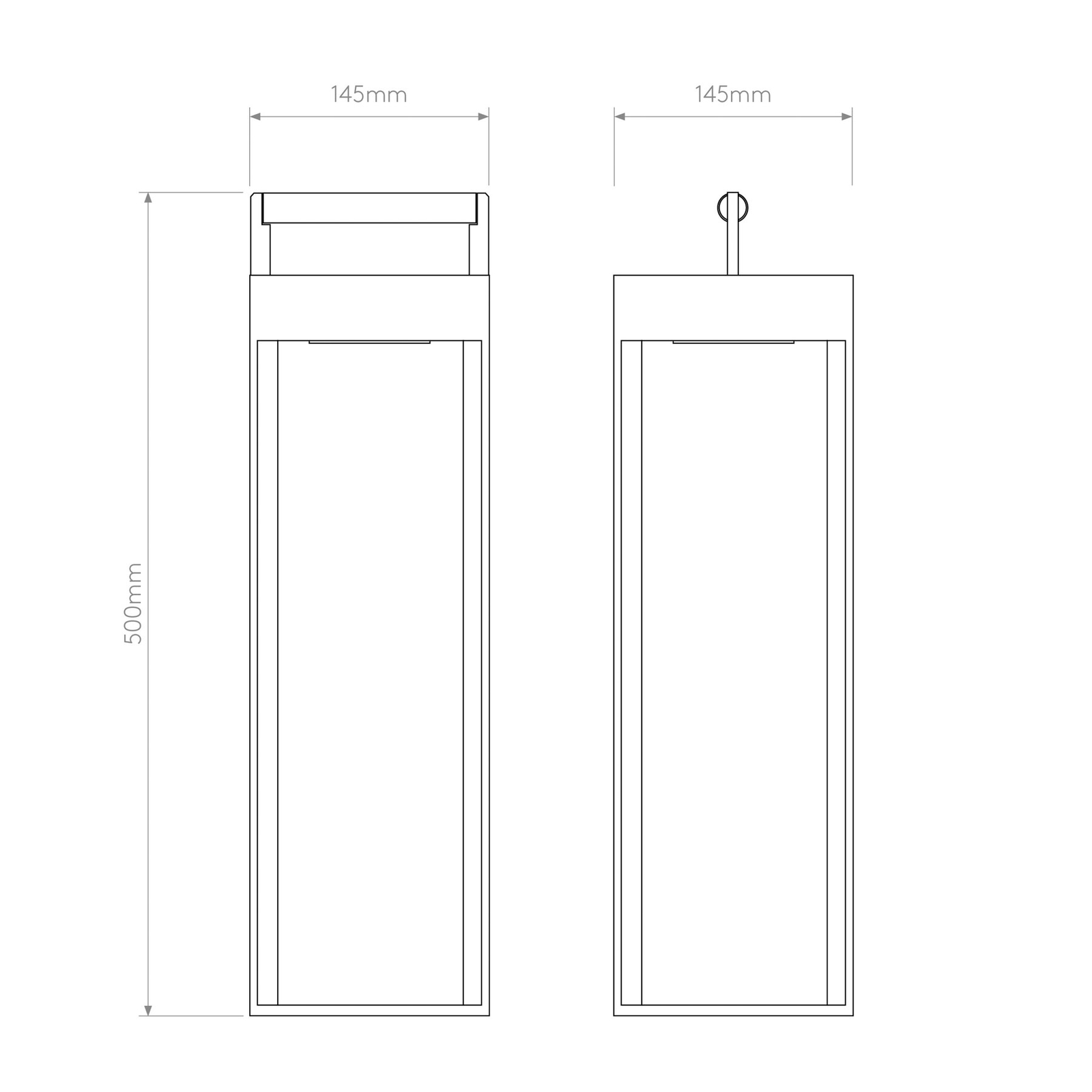 Astro Kuro 450 aurinkokäyttöinen LED-lamppu K 50cm