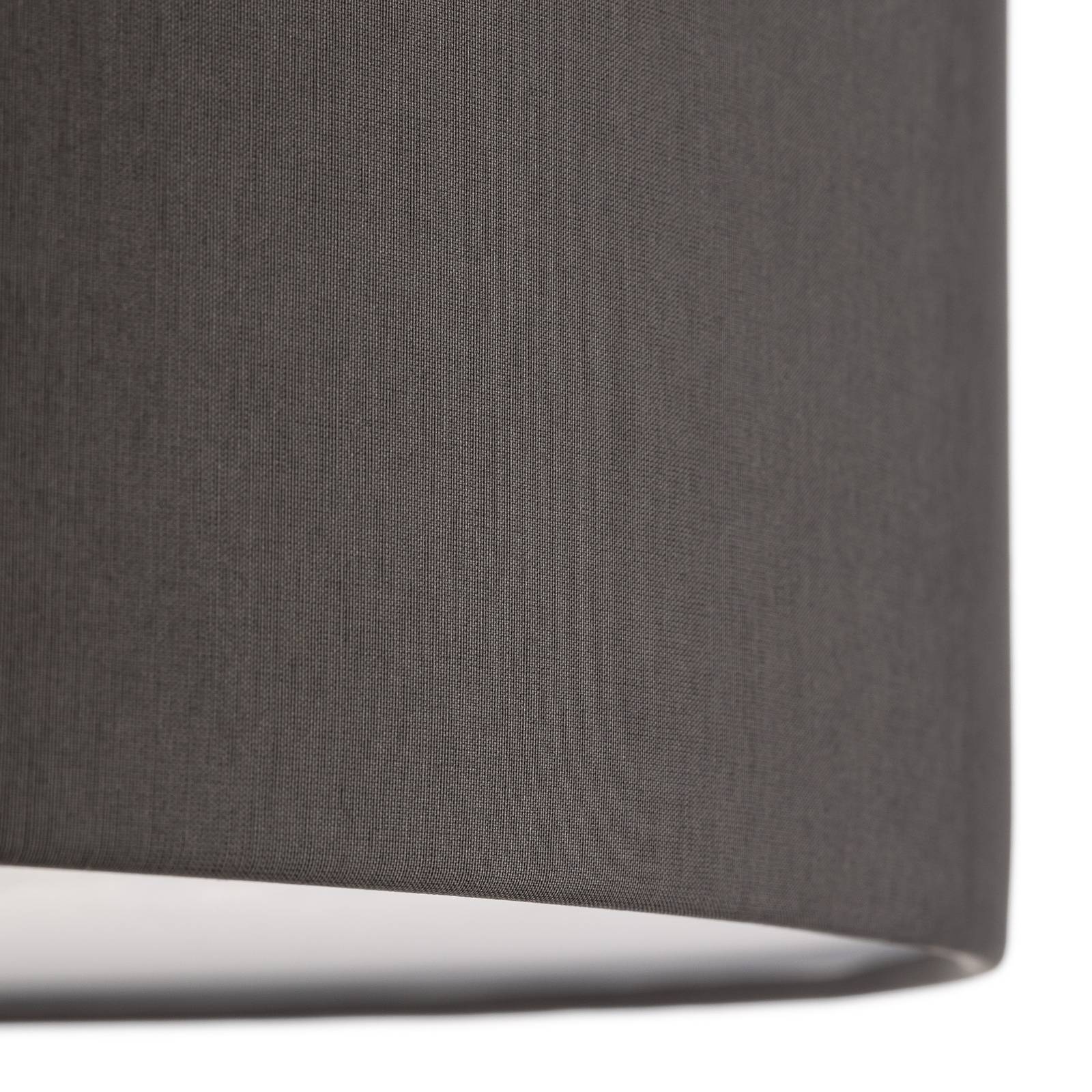 Lampa sufitowa Rondo, szara Ø 45 cm