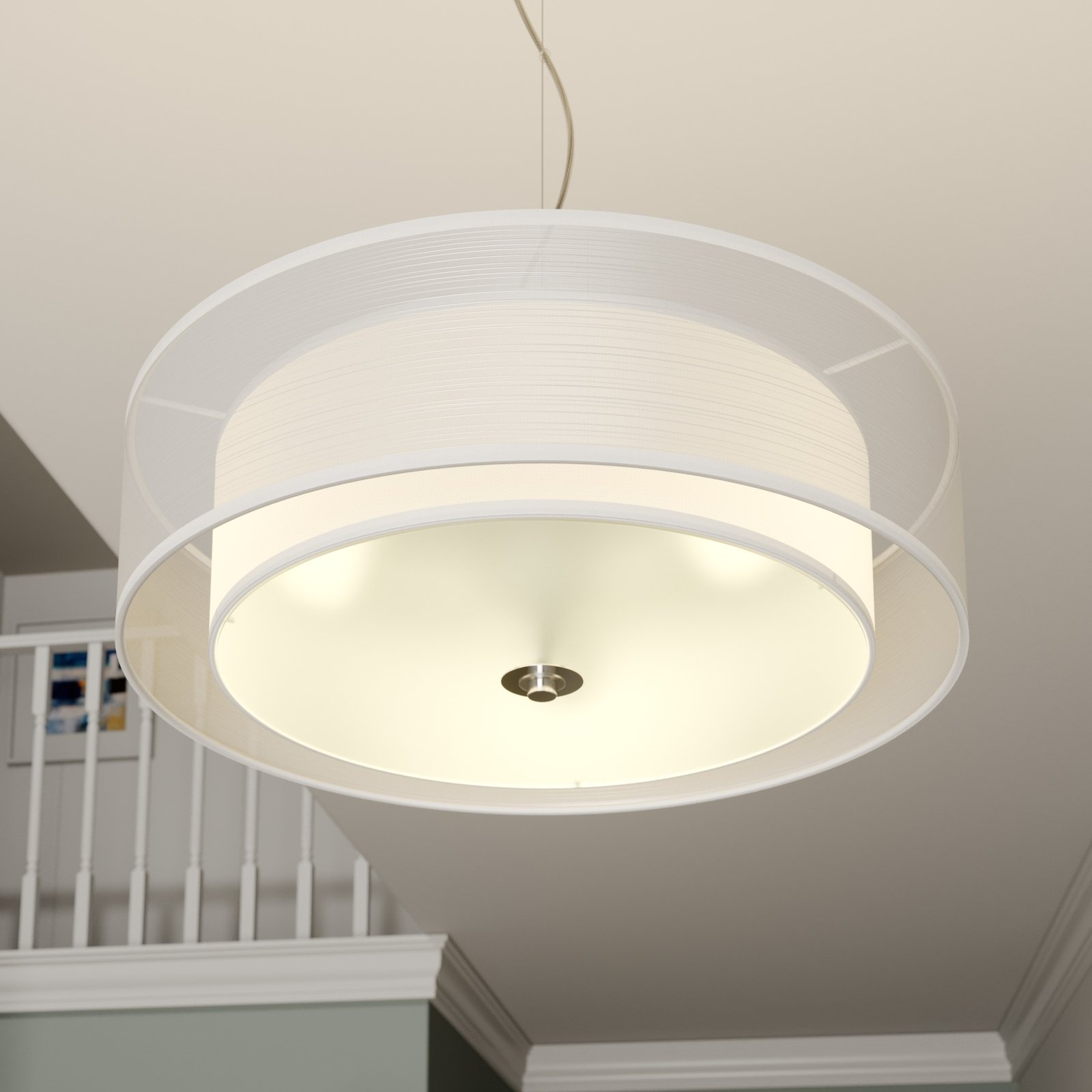 Pikka LED Lampada a Sospensione Ø50 White - Lindby