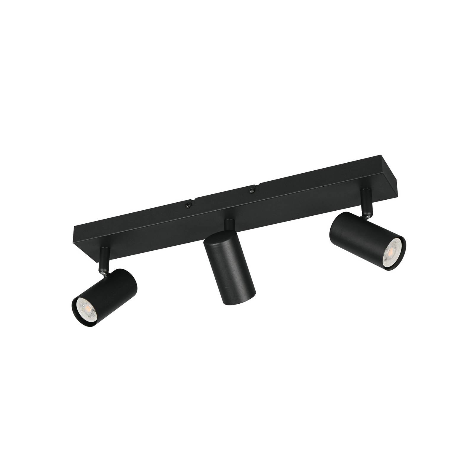 Strahler Taryn, schwarz matt, Länge 45 cm, 3-flg., Mini-GU10