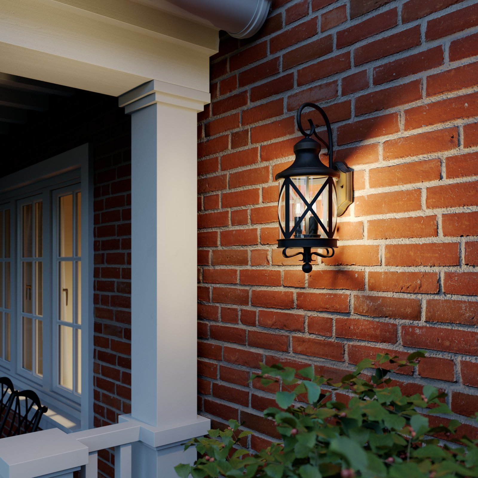 Marcellino Outdoor Wall Lamp IP23 Rust - Lucande