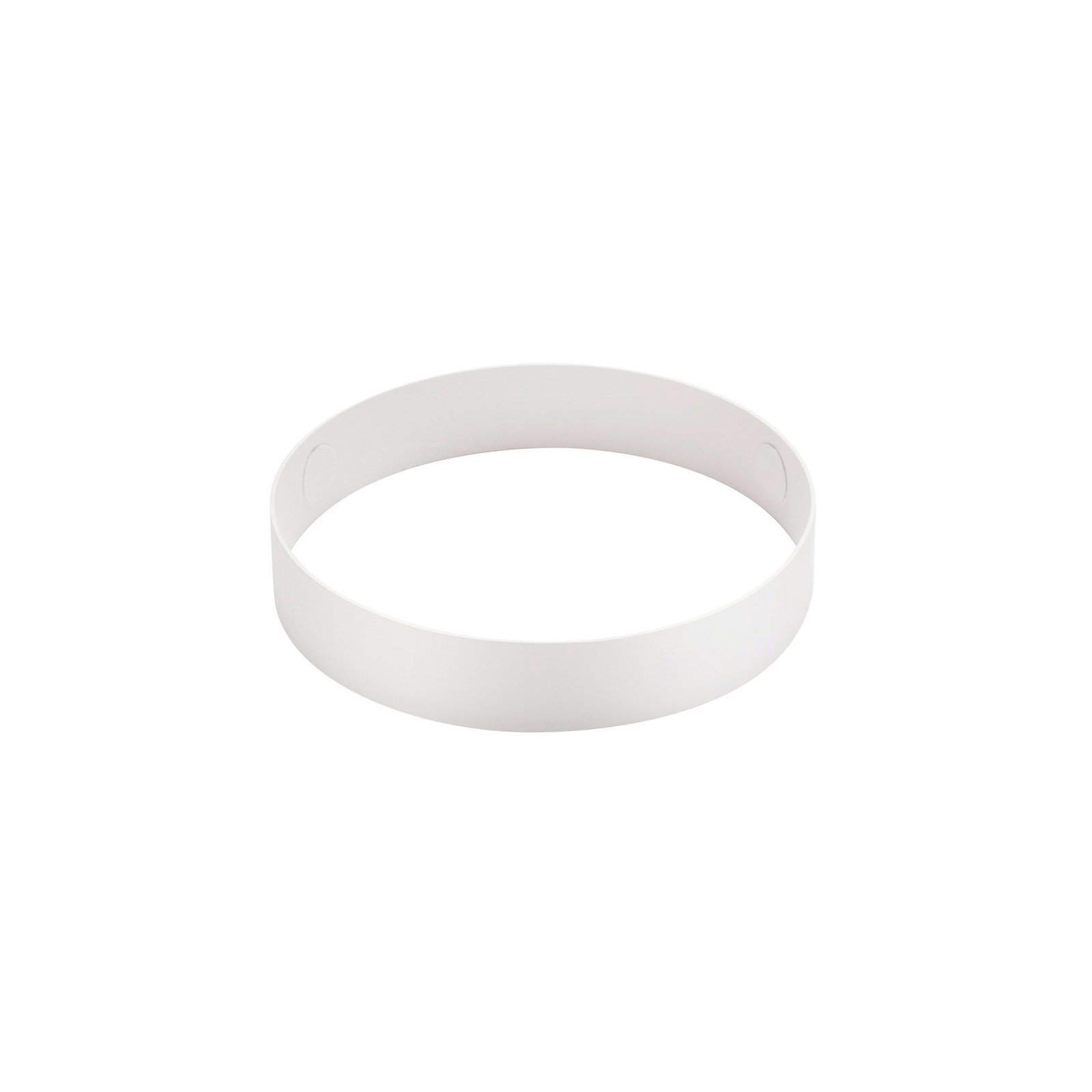 Anel decorativo SLV Cyft, branco, aço, Ø 13,1 cm