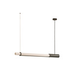 Lampada LED a sospensione In Fine, grigio scuro, lunghezza 105 cm - DCW