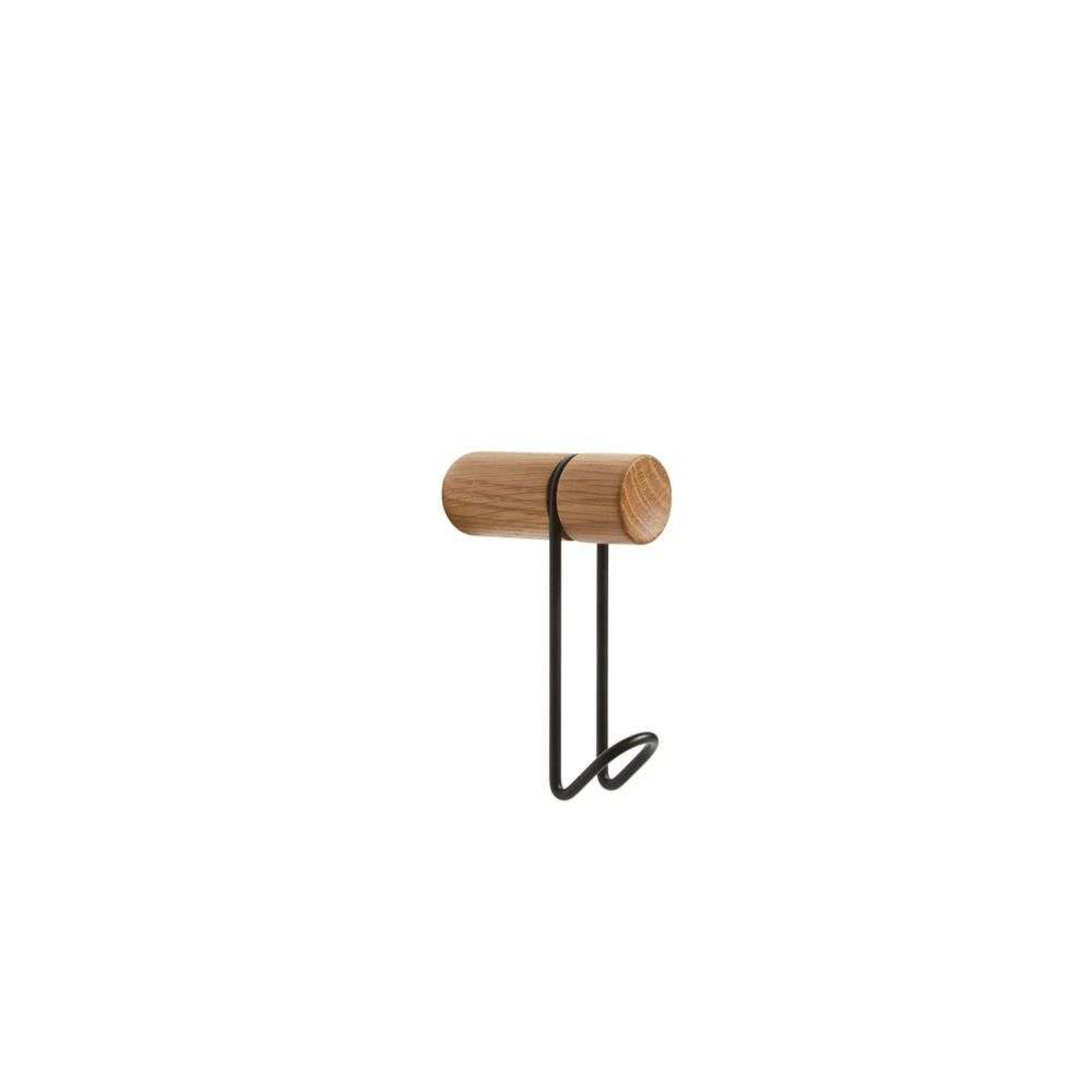 Around Cârlig pentru haine Small Oak/Black - Woud
