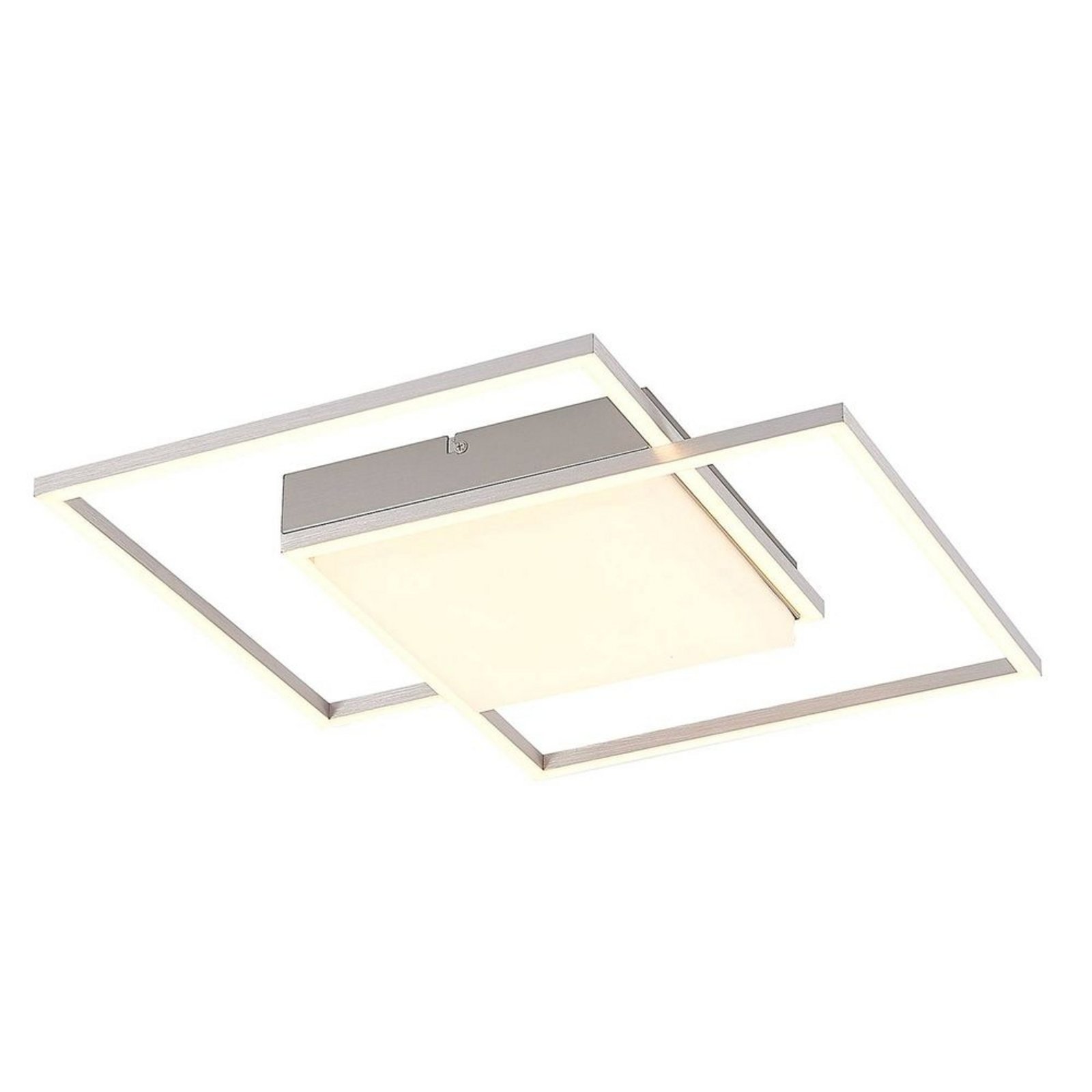 Zayd LED Lámpara de Techo Nickel - Lindby