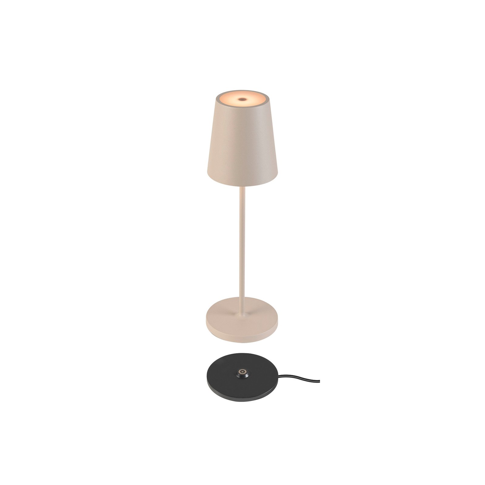 Vinolina Two Portable Candeeiro de Mesa 3-step IP65 Beige - SLV