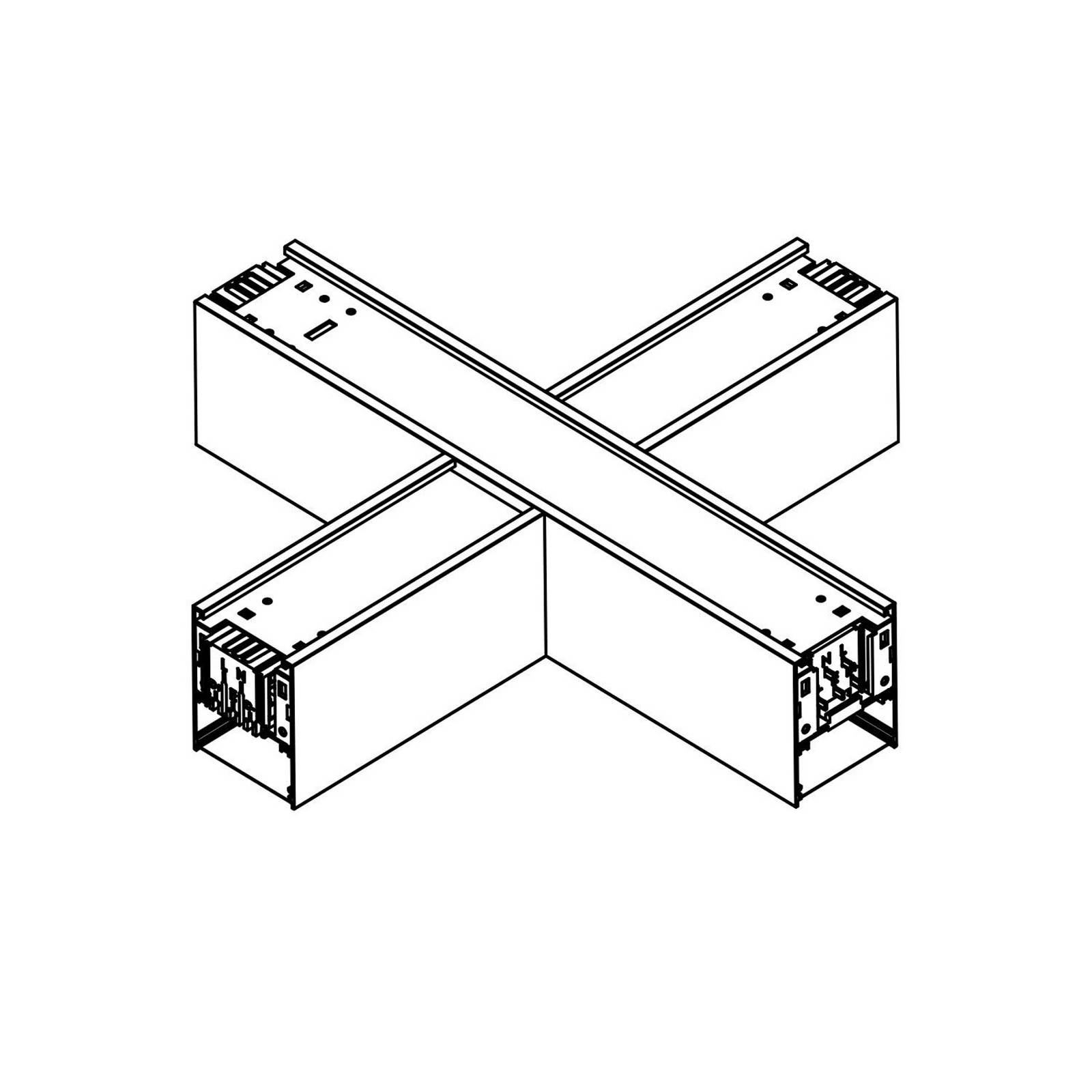 SLC LED-X-Eckmodul Click, schwarz