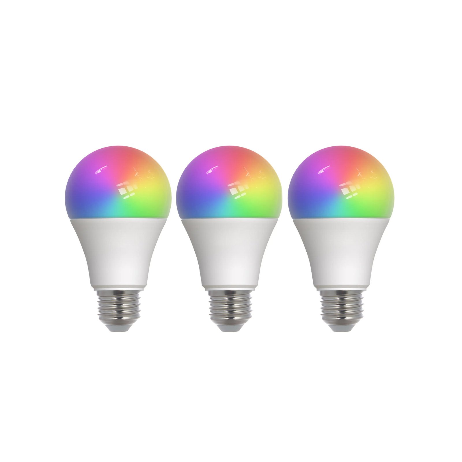LUUMR Smart LED E27 9W RGBW CCT ZigBee Tuya Hue 3 pièces
