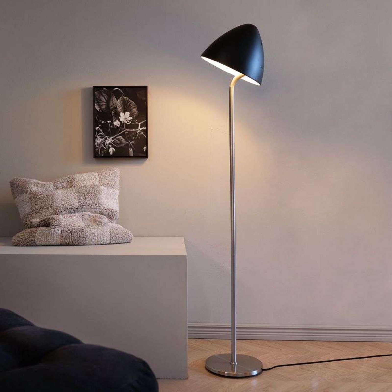 Oulu Lampadar Black/Brushed Steel - DybergLarsen