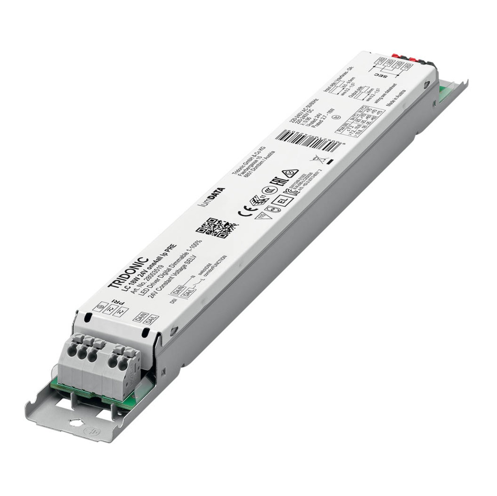 TRIDONIC LED driver LC 24V one4all lp PRE dimmable