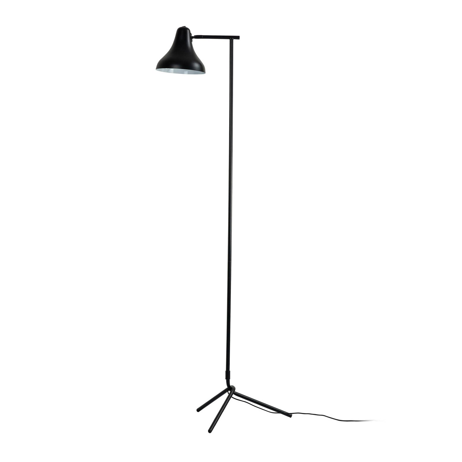 Dyberg Larsen Stehlampe Tokyo, schwarz, Höhe 155 cm, Metall