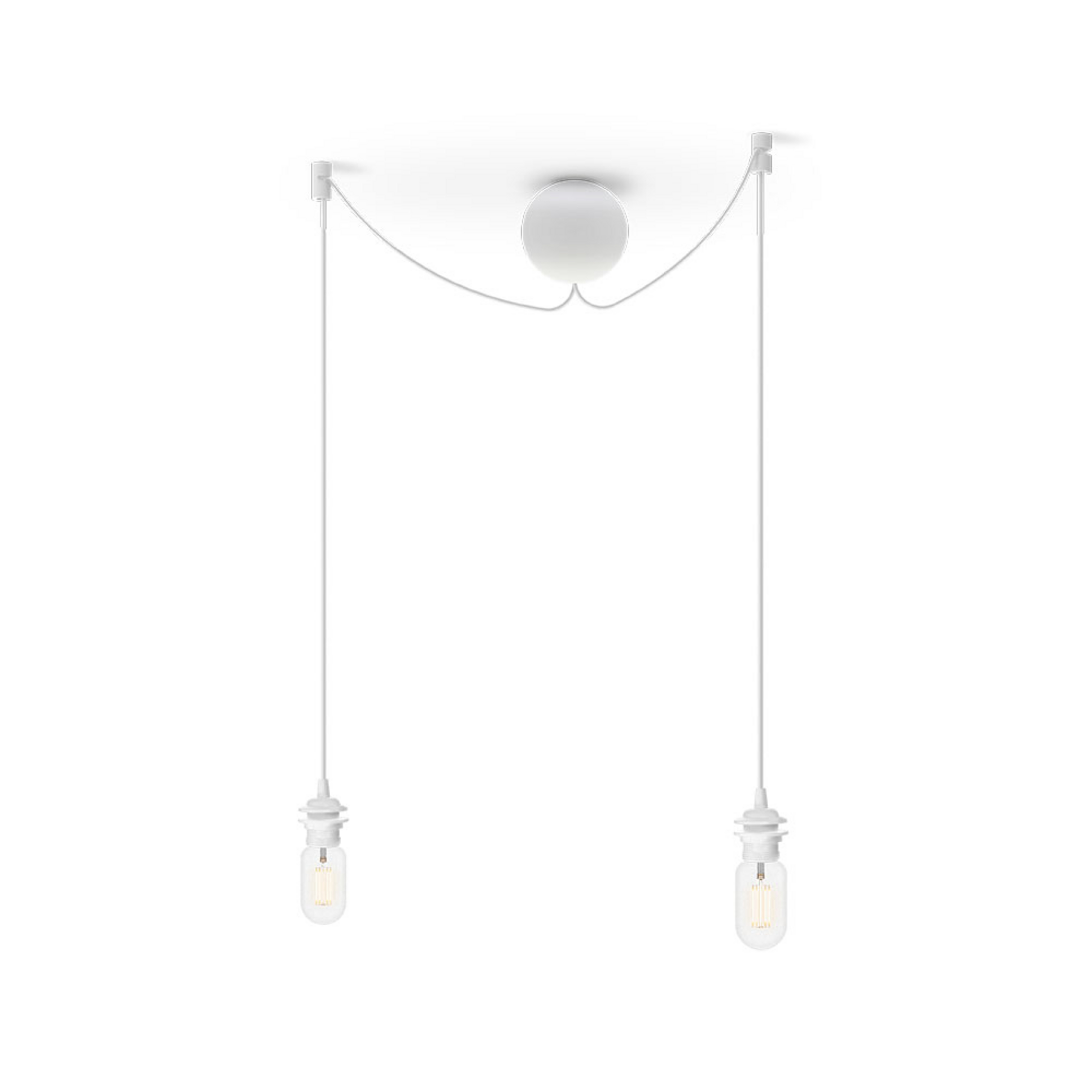 Cannonball Cluster 2 Prises de Courant Blanc - UMAGE